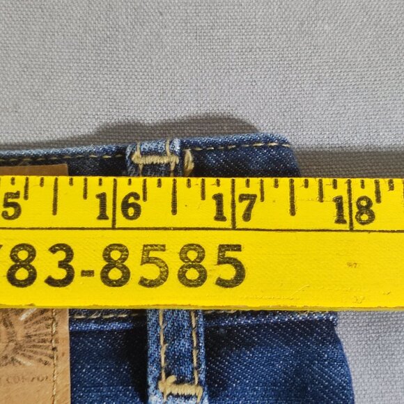 Volcom jeans men's size 34 ink blue Kinkade Classic fit straight leg jeans - Picture 14 of 16